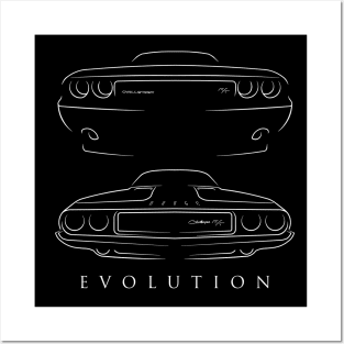 Evolution 1970 - Dodge Challenger R/T Posters and Art
